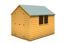 Shed Overlap 6\' x 8\' w/ Window & Double Door