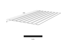 MDF Shaker Wall Panelling Kit - Contains 8no 12x98mm x 2400mm