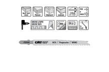 5 JIG SAW BLADES HCS 116?2-3?8-12TPI (WOOD/THIN/THICK)