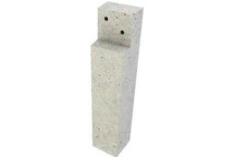 1200mm 100x100mm Concrete Deck Post