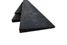 032 x 175 x 4800 mm (2ex) Black Painted Pressure Treated Feather Edge