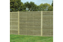 1.8 x 1.8 Superior Double Slatted Fencepanel SDS180