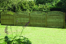 1.8 x 1.8 Arched Top Lattice Fencepanel ALT180