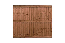 1.52 x 1.83 Heavy Duty 3-Railed Closeboard Treated Fence Panel