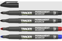 TRACER PERMANENT MARKER (2x Black, 1x Red, 1x Blue)