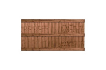 0.91 x 1.83 Heavy Duty 3-Railed Closeboard Treated Fence Panel