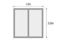 MDF Shaker Wall Panelling Kit - Contains 6no 12x98mm x 1200mm Strips