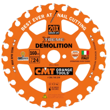 CMT ITK XTREME FRAMING BLADE HW 165X2.3/1.2X20 Z24 ATB