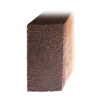 038 x 088 x 3600 mm Fence Panel Rail Pressure Brown Treated FSC