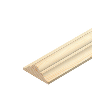 TM520 Double Astragal 21 x 9mm 2.4mtr Pine PEFC