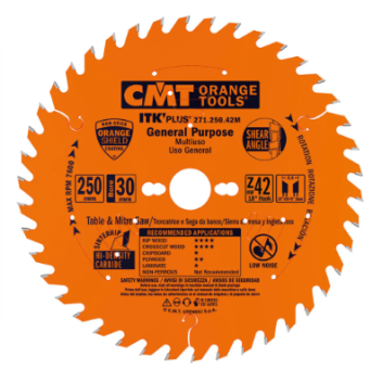 ITK PLUS RIP AND CROSSCUT SAW BLADE HW 305X2.6/1.8X30 Z48