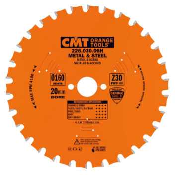 CMT - DRY CUTTER SAW BLADE FOR FERROUS & PVC MATERIALS HW 150x1.6/