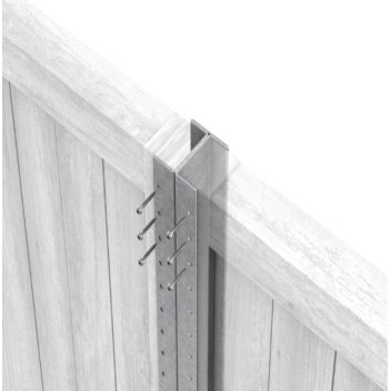B8061801 FENCEMATE DuraPost Classic 1.8m - Galvanised 48x51mm 25yr Gua