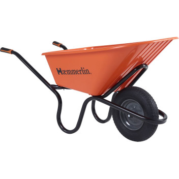 Haemmerlin Crusader High Performance Barrow - Red - Pneumatic Tyre
