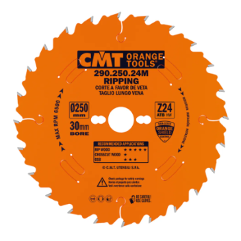 Ripping Saw Blade 216X2.8X30 Z24 15Atb -5?Neg