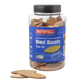 FAIDOWBIS20 Biscuit Wood No 20 (Tub 100)