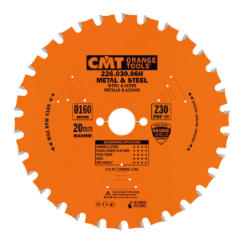 CMT Dry Cut Blade 136.5X1.5/1.2X10 Z=30 Fwf