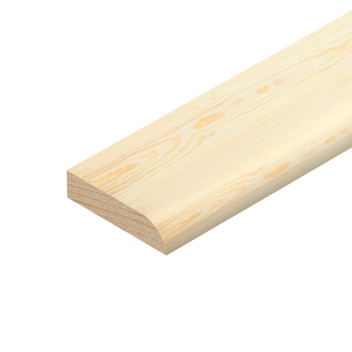 TM660 Round One Edge 34 x 9mm 2.4mtr Pine PEFC