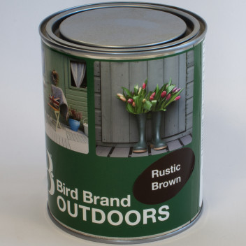 1 Litre Bird Brand OUTDOORS Rustic Brown