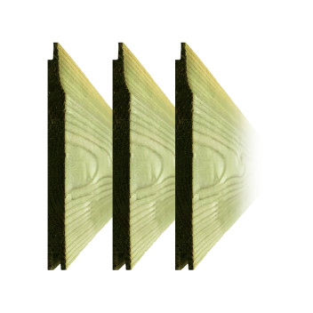 016 x 125 x 4800 mm Shiplap (T&G) AC500 Green Treated FSC